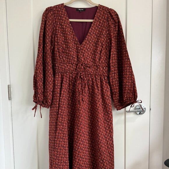Madewell, midi peasant dress - Picture 1 of 2